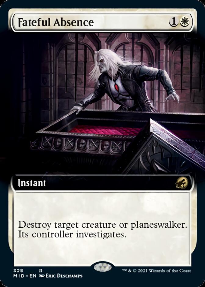 Fateful Absence (Extended Art) [Innistrad: Midnight Hunt] | Good Games Cannington