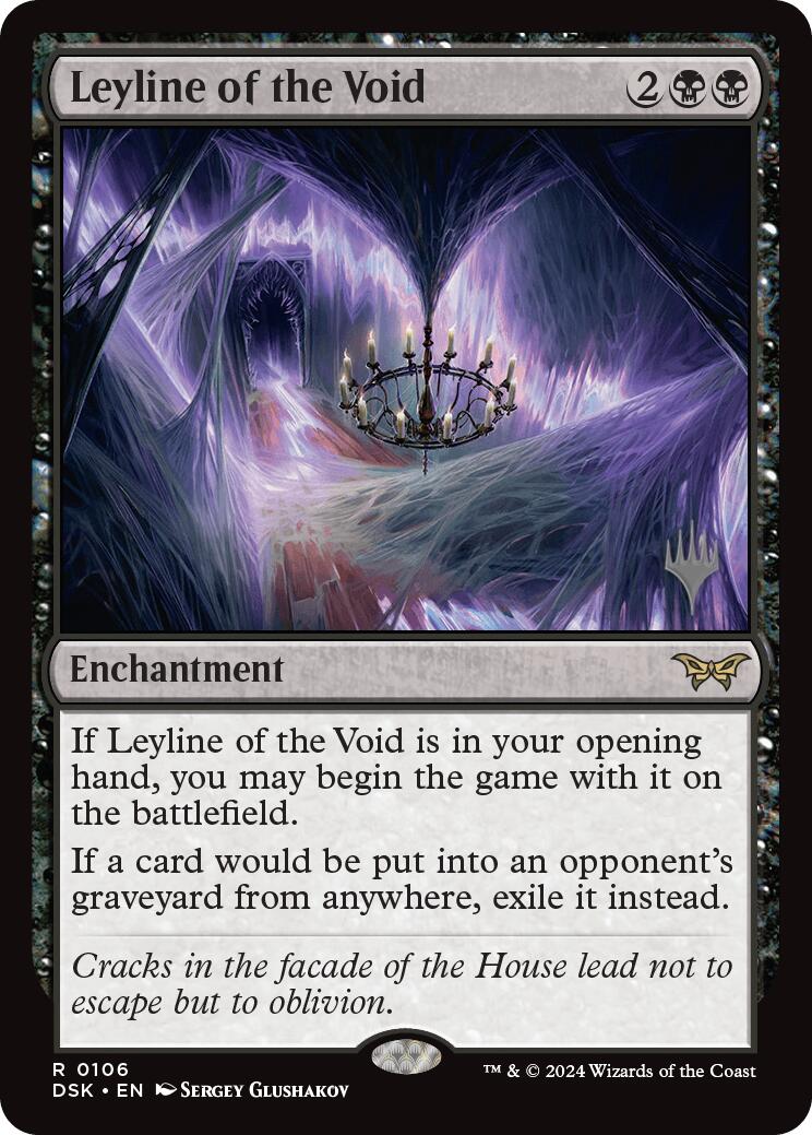 Leyline of the Void (Promo Pack) [Duskmourn: House of Horror Promos] | Good Games Cannington