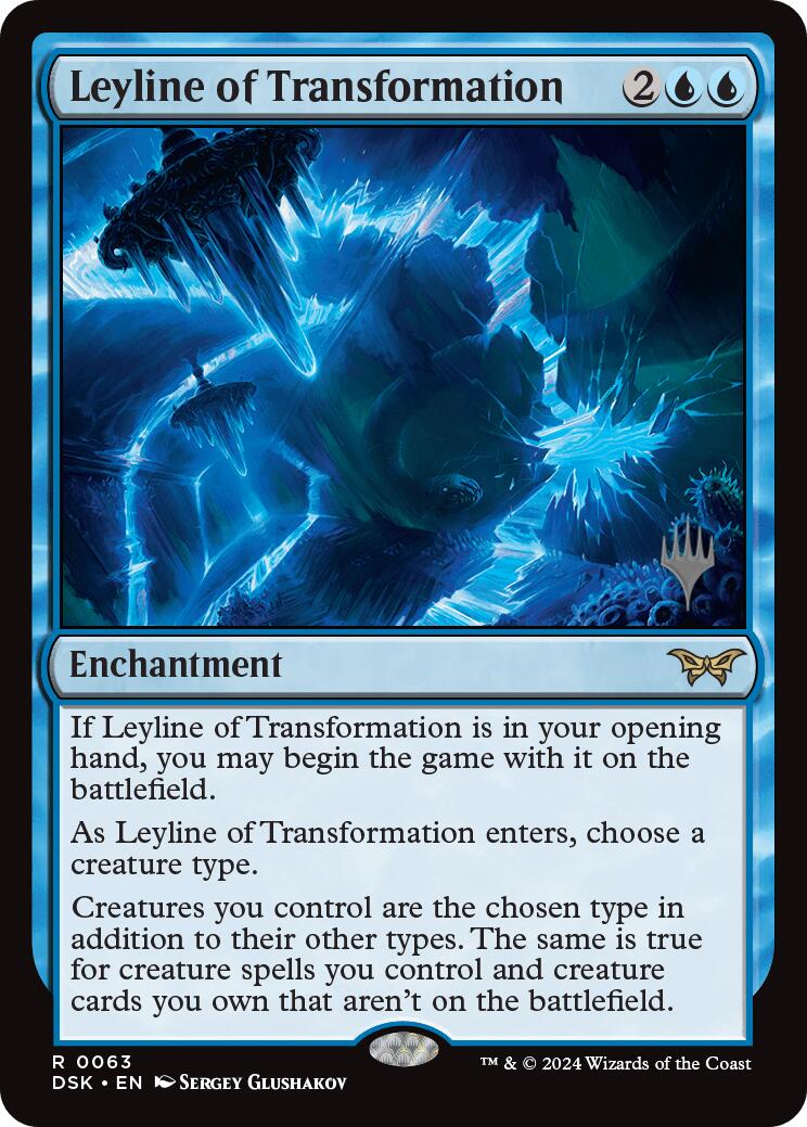 Leyline of Transformation (Promo Pack) [Duskmourn: House of Horror Promos] | Good Games Cannington