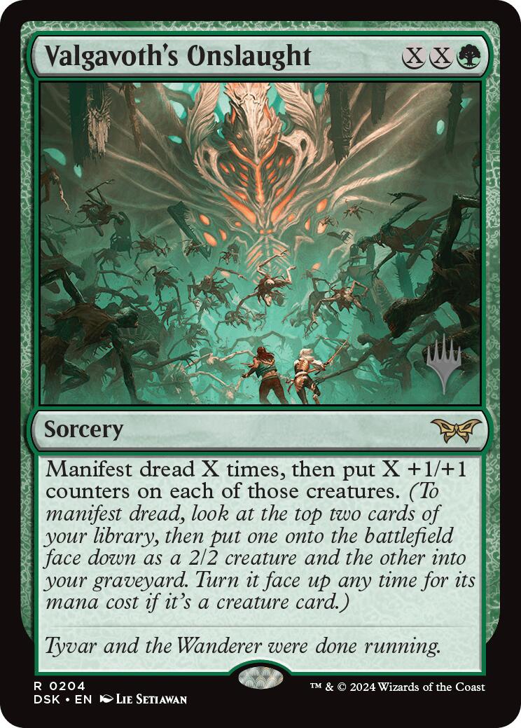 Valgavoth's Onslaught (Promo Pack) [Duskmourn: House of Horror Promos] | Good Games Cannington