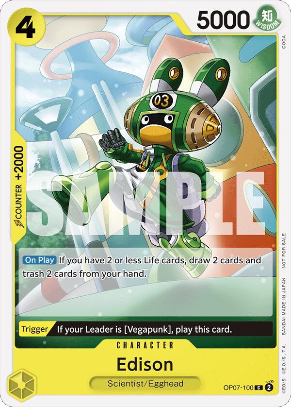 Edison (Tournament Pack 2024 Oct.-Dec.) [One Piece Promotion Cards] | Good Games Cannington