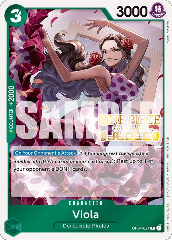 Viola (Judge Pack Vol. 4) [One Piece Promotion Cards] | Good Games Cannington