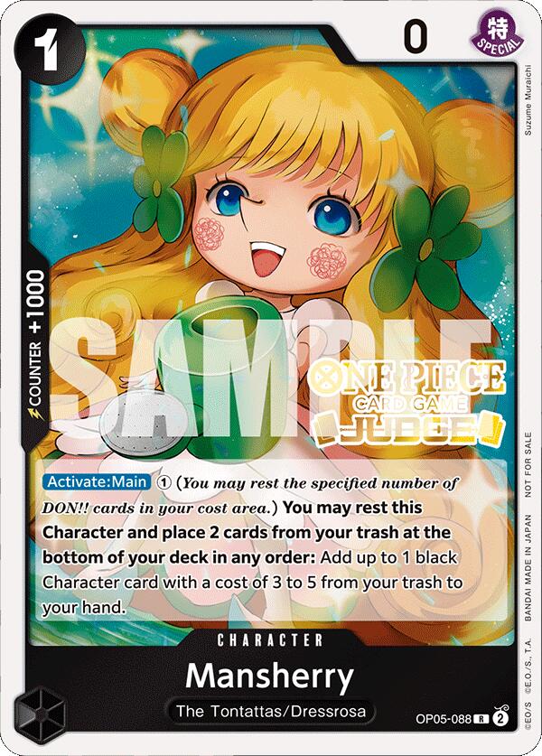 Mansherry (Judge Pack Vol. 4) [One Piece Promotion Cards] | Good Games Cannington