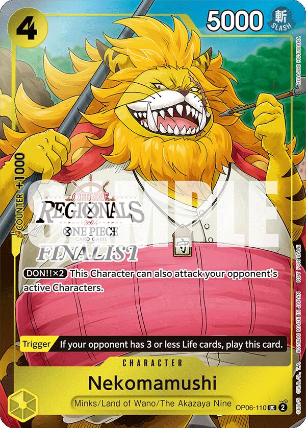 Nekomamushi (Offline Regional 2024 Vol. 3) [Finalist] [One Piece Promotion Cards] | Good Games Cannington