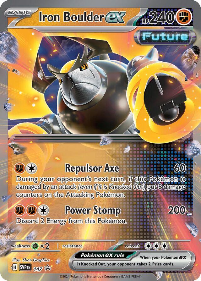 Iron Boulder ex (147) [Scarlet & Violet: Black Star Promos] | Good Games Cannington
