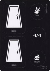 Punch Card Token (1 // 2) [Duskmourn: House of Horror Tokens] | Good Games Cannington