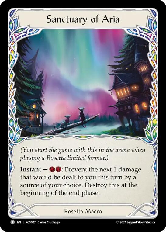Sanctuary of Aria // Aurora, Shooting Star (Middle left) [ROSPZL4] (Rosetta) | Good Games Cannington