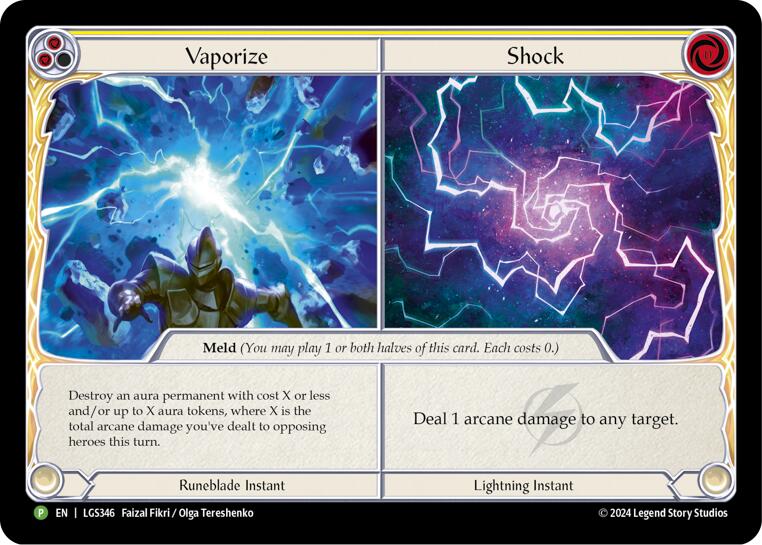 Vaporize // Shock [LGS346] (Promo)  Cold Foil | Good Games Cannington