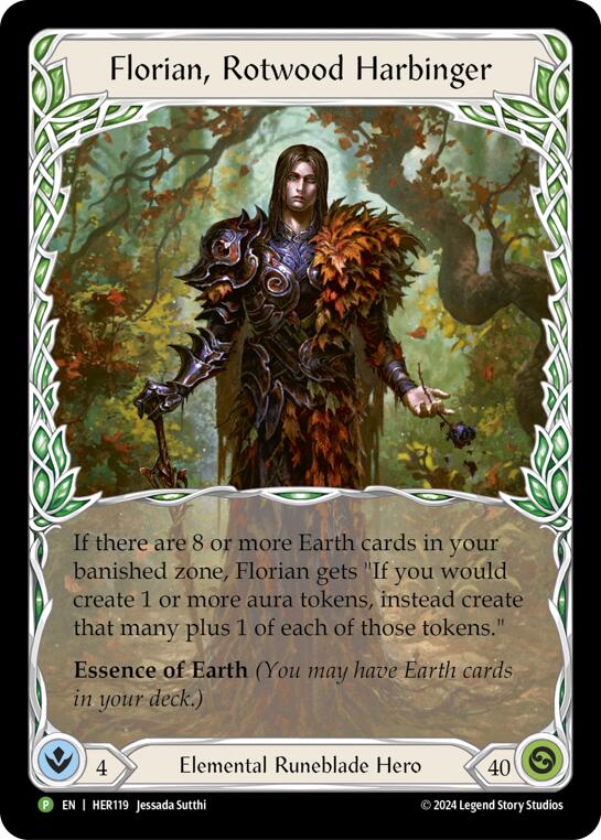Florian, Rotwood Harbinger [HER119] (Promo)  Rainbow Foil | Good Games Cannington