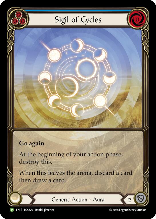 Sigil of Cycles (Extended Art) [LGS329] (Promo)  Rainbow Foil | Good Games Cannington