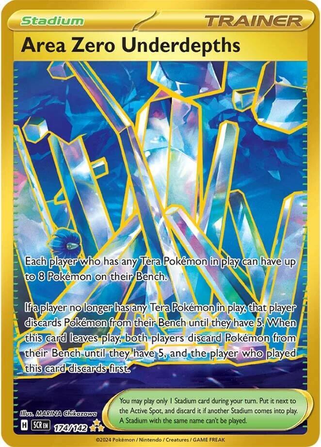 Area Zero Underdepths 174/142 (SV07: Stellar Crown)  - Holofoil | Good Games Cannington