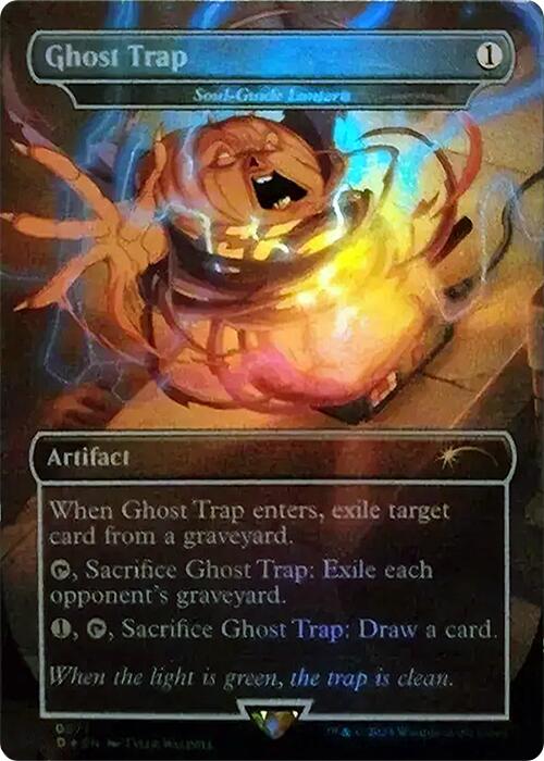 Ghost Trap - Soul-Guide Lantern (Rainbow Foil) [Secret Lair Drop Series] | Good Games Cannington