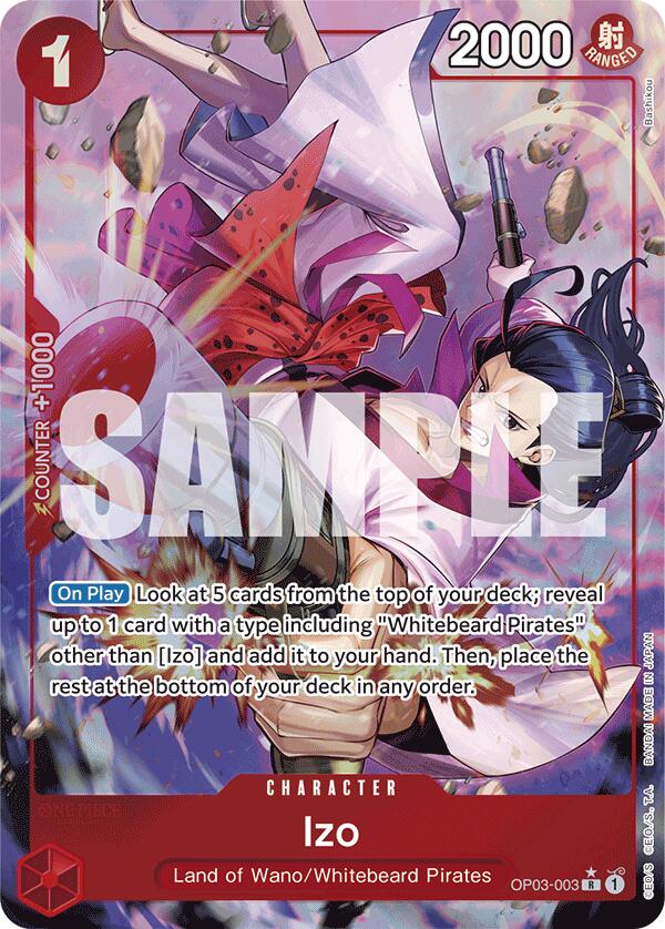 Izo (OP03-003) (Alternate Art) [Premium Booster -The Best-] | Good Games Cannington