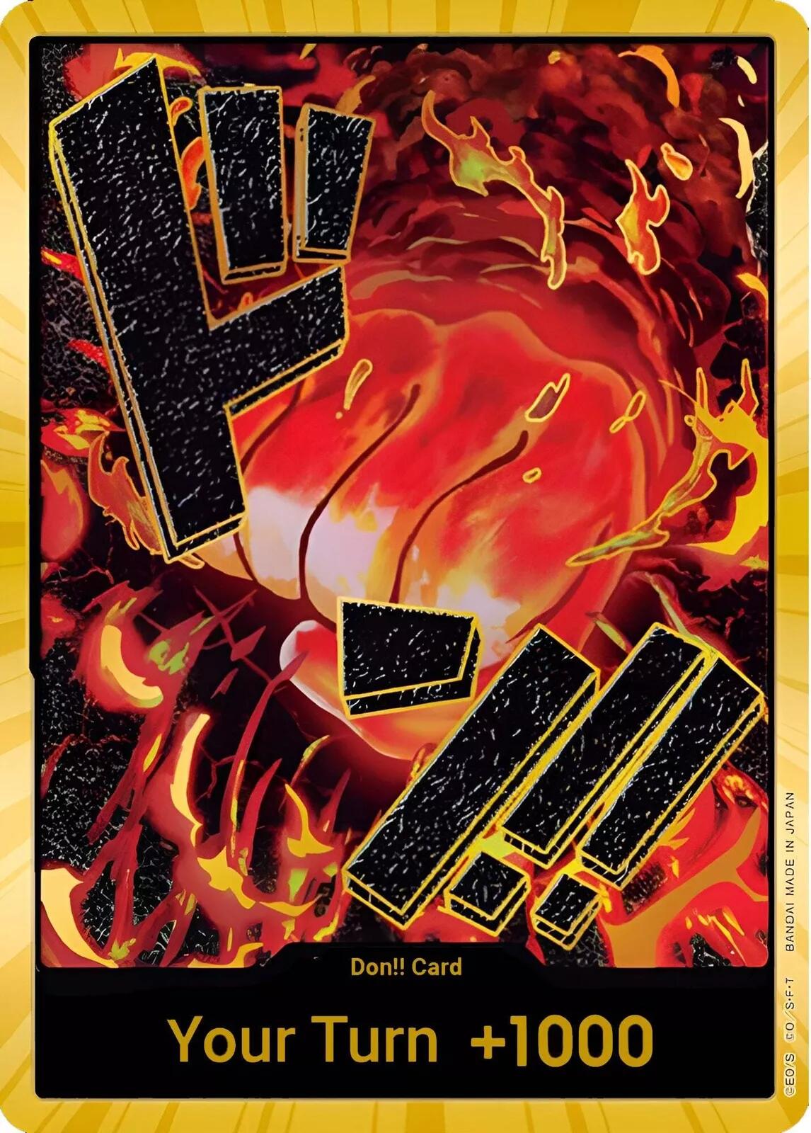 DON!! Card (Sakazuki) (Gold) [Premium Booster -The Best-] | Good Games Cannington
