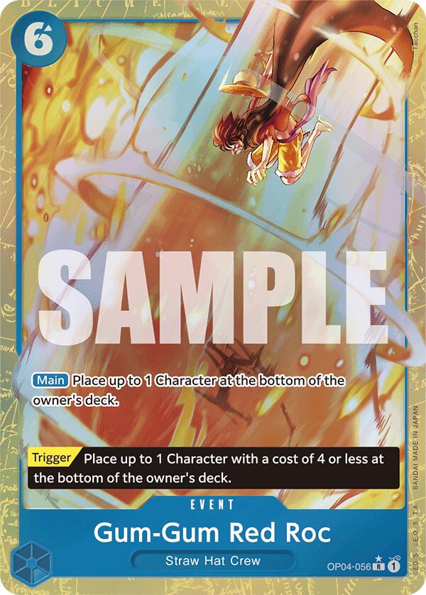 Gum-Gum Red Roc (Alternate Art) [Premium Booster -The Best-] | Good Games Cannington