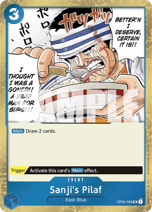 Sanji's Pilaf (Alternate Art)(Jolly Roger Foil) [Premium Booster -The Best-] | Good Games Cannington