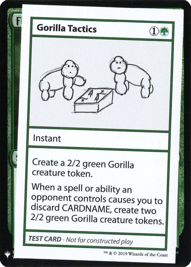 Gorilla Tactics [Mystery Booster Playtest Cards] | Good Games Cannington