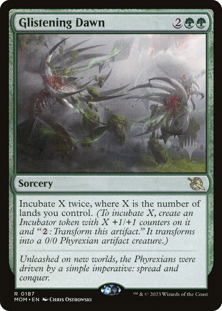 Glistening Dawn (Promo Pack) [March of the Machine Promos] | Good Games Cannington