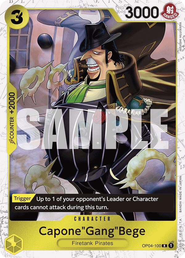 Capone"Gang"Bege (OP04-100) (Jolly Roger Foil) [Premium Booster -The Best-] | Good Games Cannington