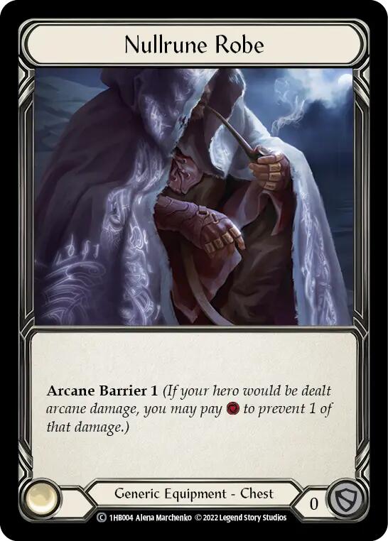 Nullrune Robe [1HB004] (History Pack 1 Bravo Blitz Deck) | Good Games Cannington