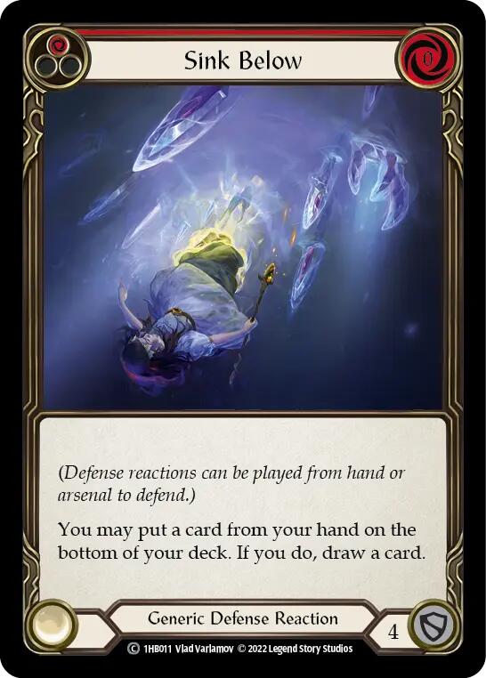 Sink Below (Red) [1HB011] (History Pack 1 Bravo Blitz Deck) | Good Games Cannington