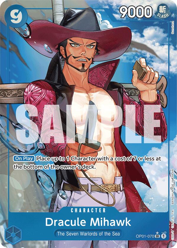 Dracule Mihawk (OP01-070) (Alternate Art) [Premium Booster -The Best-] | Good Games Cannington