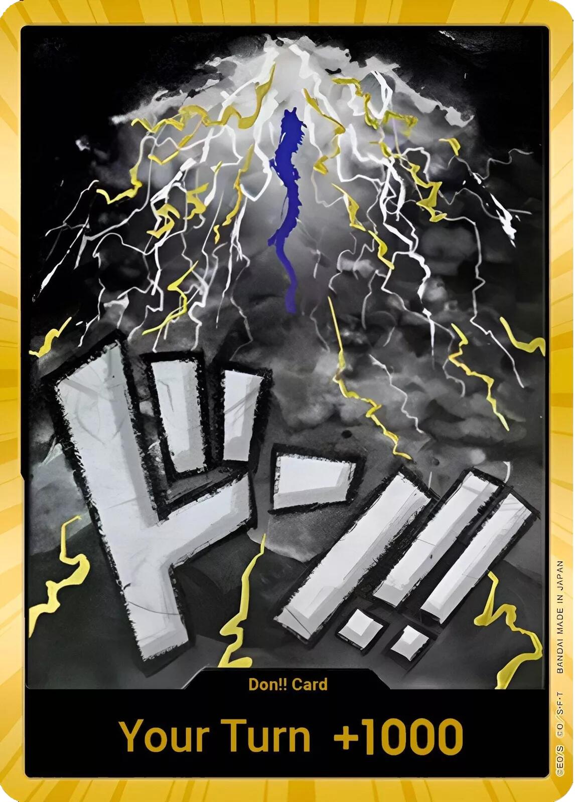DON!! Card (Kaido) (Gold) [Premium Booster -The Best-] | Good Games Cannington