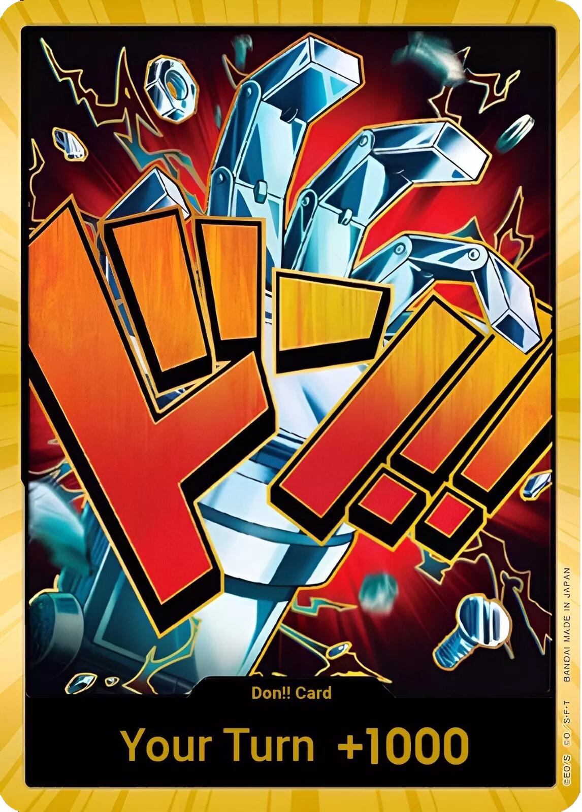 DON!! Card (Eustass "Captain" Kid) (Gold) [Premium Booster -The Best-] | Good Games Cannington