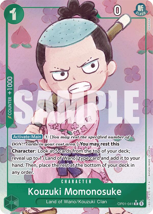 Kouzuki Momonosuke (Alternate Art) [Premium Booster -The Best-] | Good Games Cannington