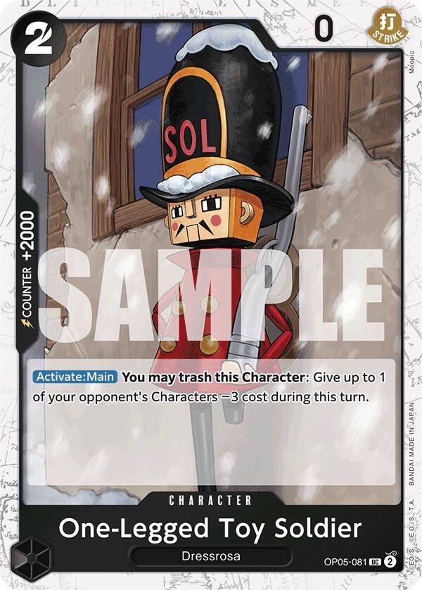 One-Legged Toy Soldier (Jolly Roger Foil) [Premium Booster -The Best-] | Good Games Cannington