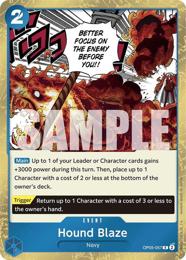 Hound Blaze (Jolly Roger Foil) [Premium Booster -The Best-] | Good Games Cannington