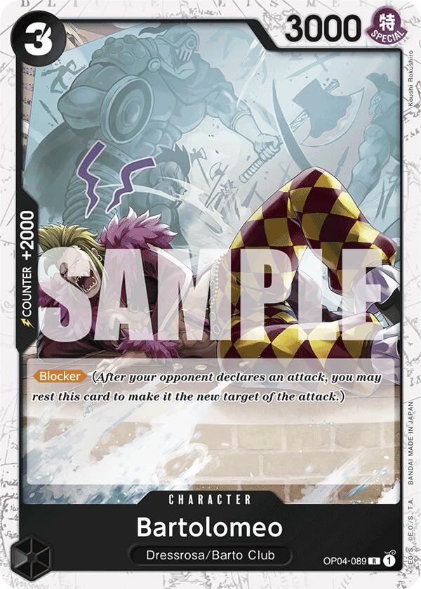 Bartolomeo (OP04-089) (Jolly Roger Foil) [Premium Booster -The Best-] | Good Games Cannington
