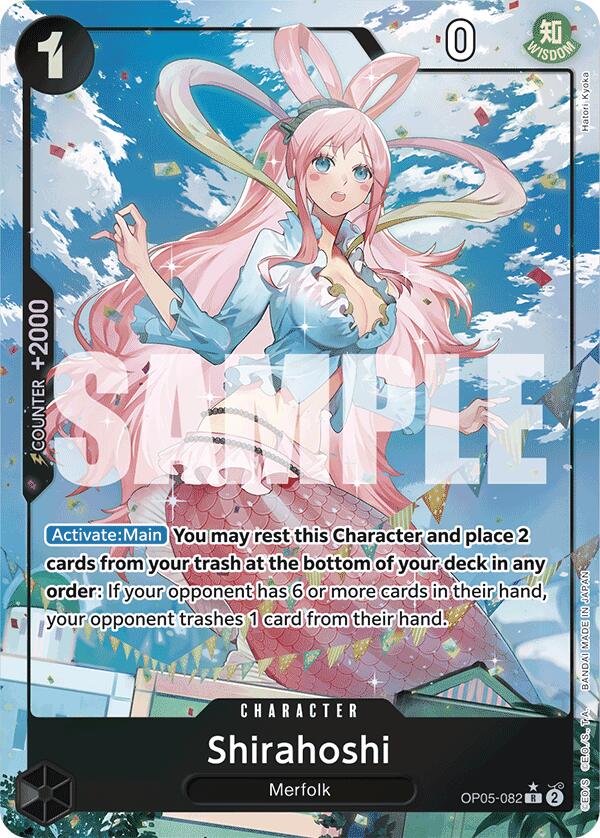Shirahoshi (OP05-082) (Full Art) [Premium Booster -The Best-] | Good Games Cannington