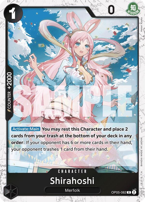 Shirahoshi (OP05-082) (Jolly Roger Foil) [Premium Booster -The Best-] | Good Games Cannington