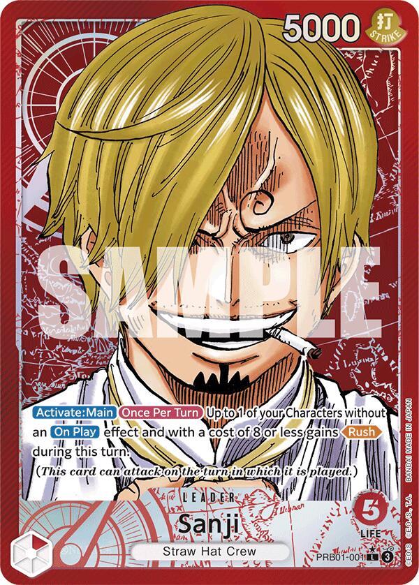Sanji (PRB01-001) (Alternate Art) [Premium Booster -The Best-] | Good Games Cannington