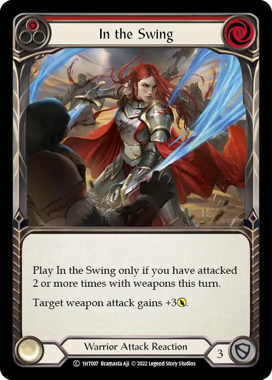 In the Swing (Red) [1HT007] (History Pack 1 Dorinthea Blitz Deck) | Good Games Cannington