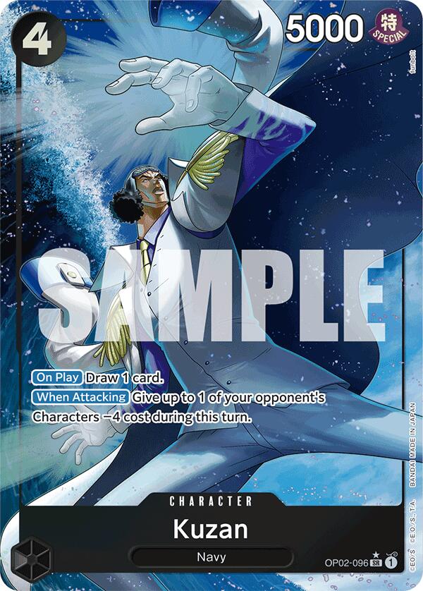 Kuzan (OP02-096) (Alternate Art) [Premium Booster -The Best-] | Good Games Cannington