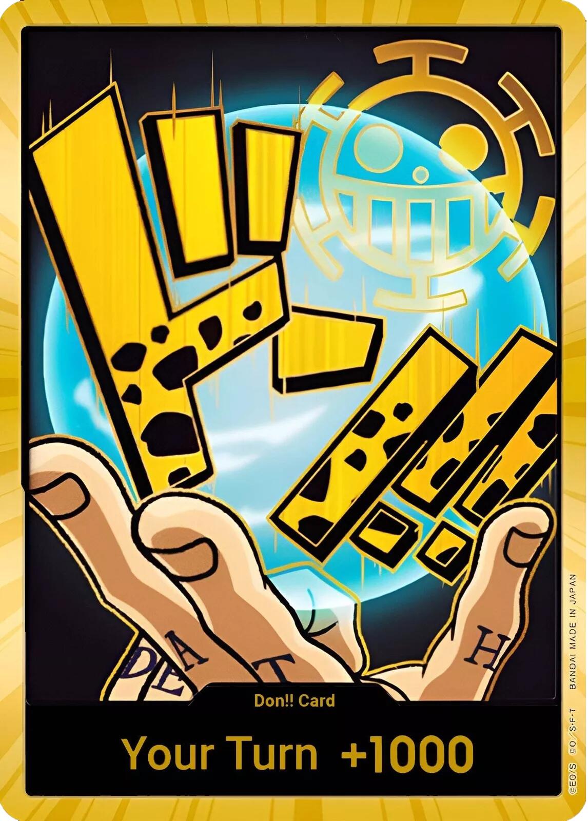 DON!! Card (Trafalgar Law) (Gold) [Premium Booster -The Best-] | Good Games Cannington