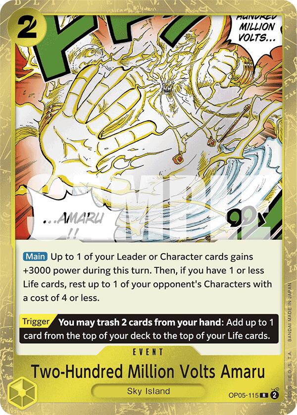 Two-Hundred Million Volts Amaru (Jolly Roger Foil) [Premium Booster -The Best-] | Good Games Cannington