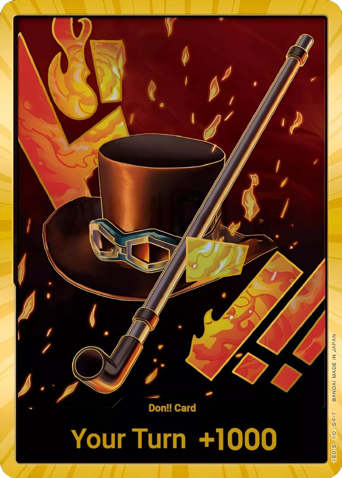 DON!! Card (Sabo) (Gold) [Premium Booster -The Best-] | Good Games Cannington