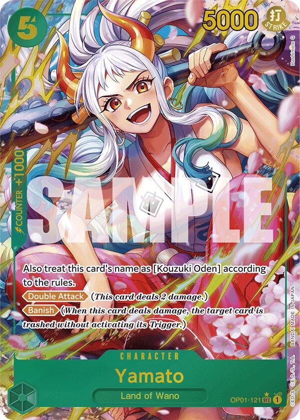 Yamato (OP01-121) (Alternate Art) [Premium Booster -The Best-] | Good Games Cannington