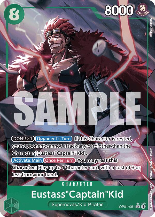 Eustass"Captain"Kid (OP01-051) (Full Art) [Premium Booster -The Best-] | Good Games Cannington