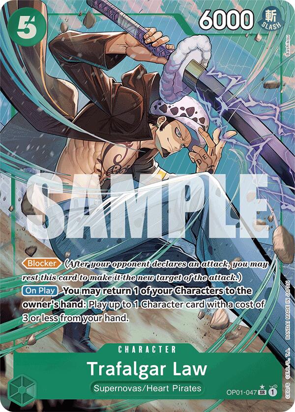 Trafalgar Law (OP01-047) (Full Art) [Premium Booster -The Best-] | Good Games Cannington
