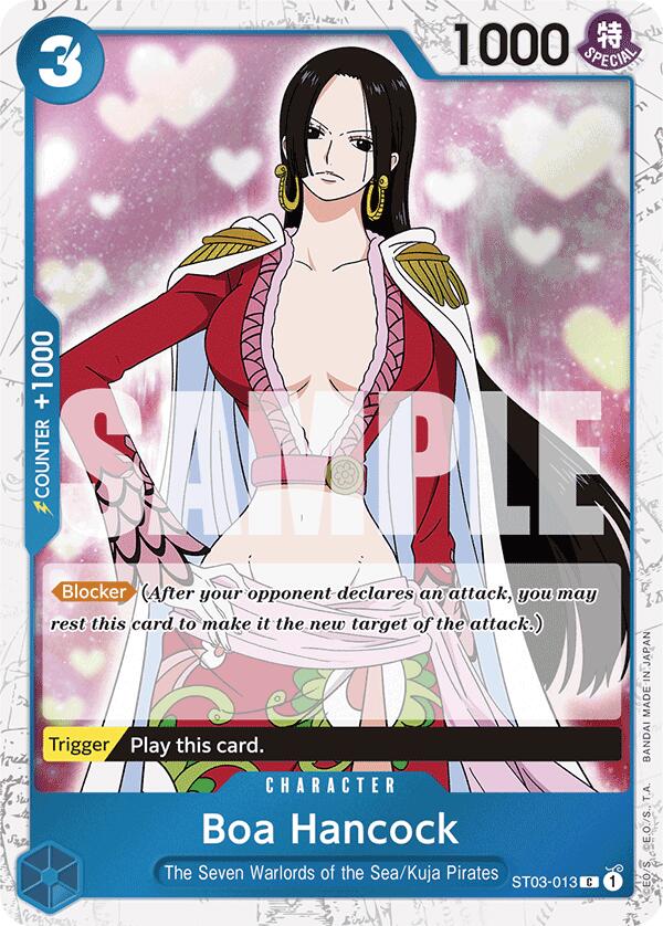 Boa Hancock (ST03-013) (Jolly Roger Foil) [Premium Booster -The Best-] | Good Games Cannington