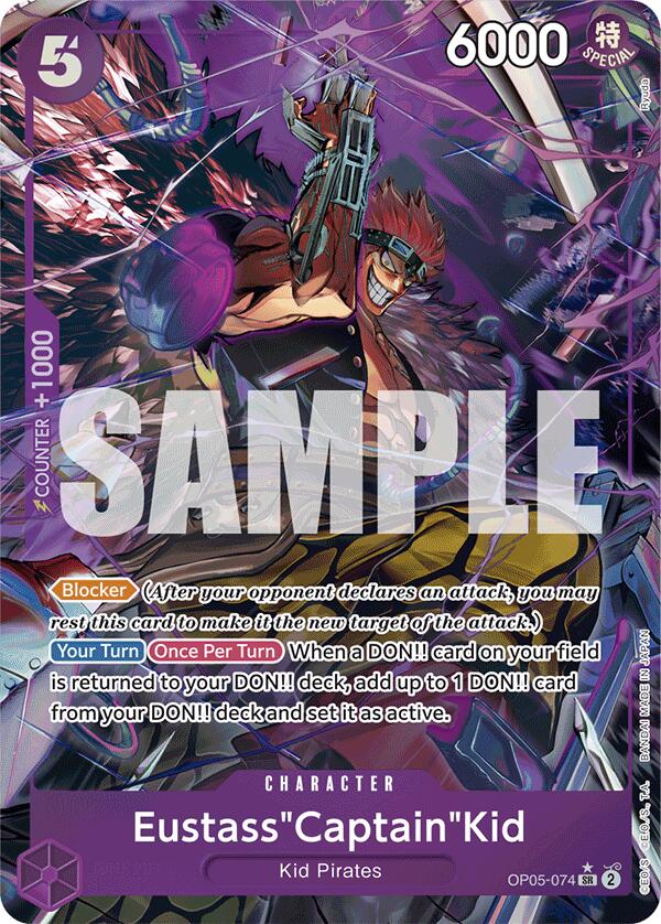 Eustass"Captain"Kid (OP05-074) (Alternate Art) [Premium Booster -The Best-] | Good Games Cannington