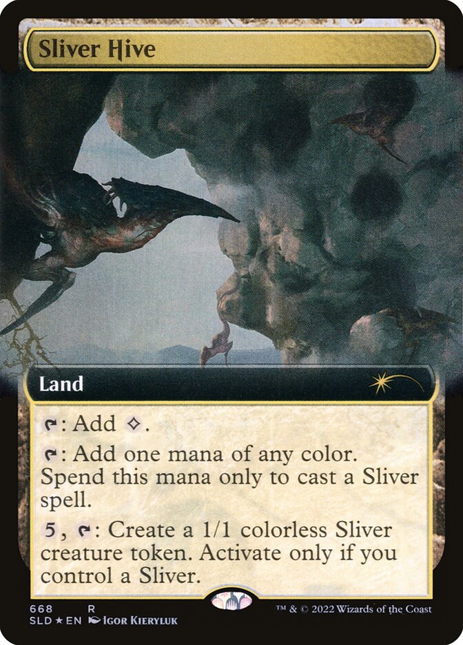 Sliver Hive (Extended Art) [Secret Lair Drop Promos] | Good Games Cannington