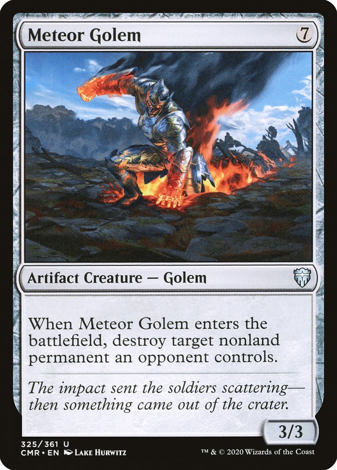 Meteor Golem (325) [Commander Legends] | Good Games Cannington