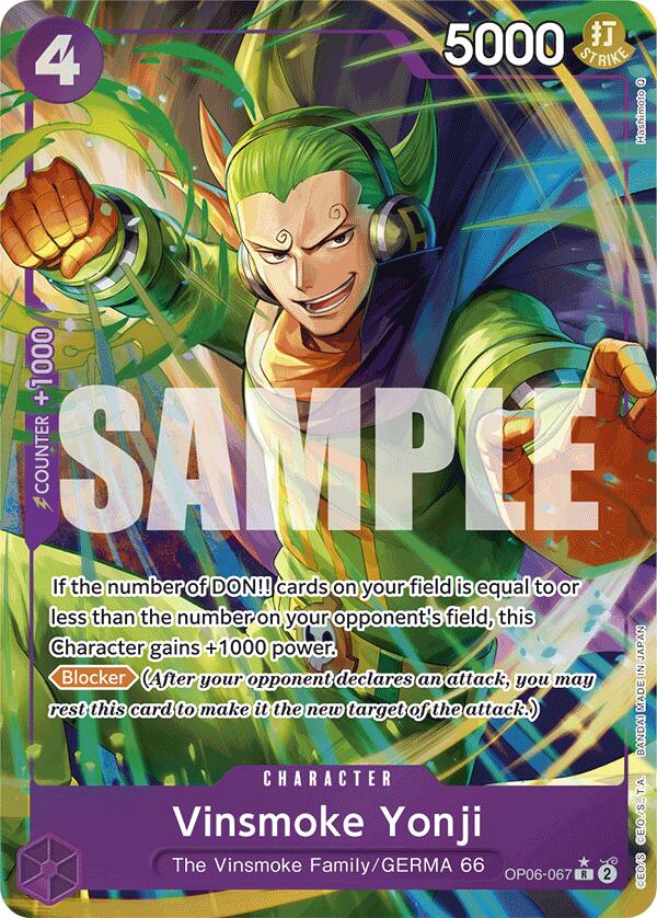 Vinsmoke Yonji (OP06-067) (Alternate Art) [Premium Booster -The Best-] | Good Games Cannington