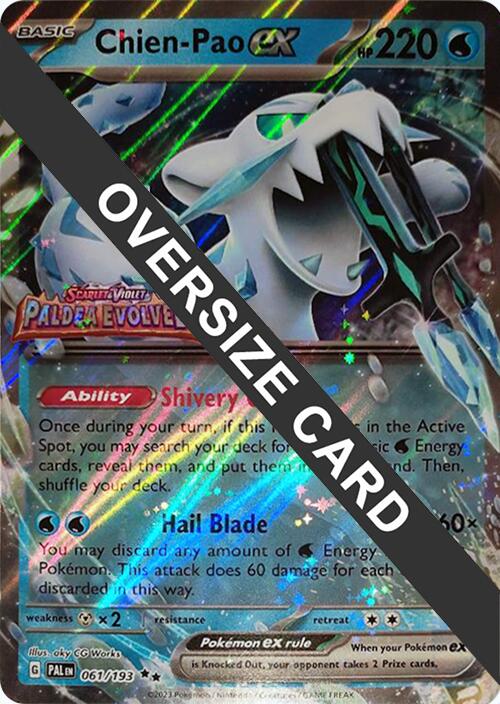 Chien-Pao ex (061/193) (Jumbo) [Scarlet & Violet: Black Star Promos] | Good Games Cannington