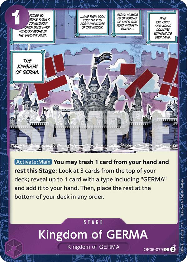 Kingdom of GERMA (Jolly Roger Foil) [Premium Booster -The Best-] | Good Games Cannington